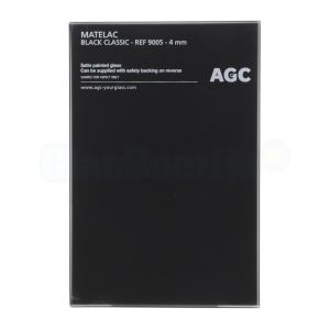 AGC Matelac Safe, Classic Black 9005, 6 mm