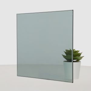 Installatie hardglas groen glas 6 mm