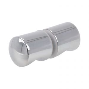 Metalglas B-168 dubbelzijdige douchedeurknop, chroom - product