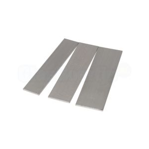 Platte strip 30x2 mm, onbehandeld aluminium, 6 meter